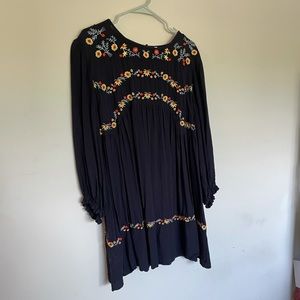 Embroidered flower Shein dress